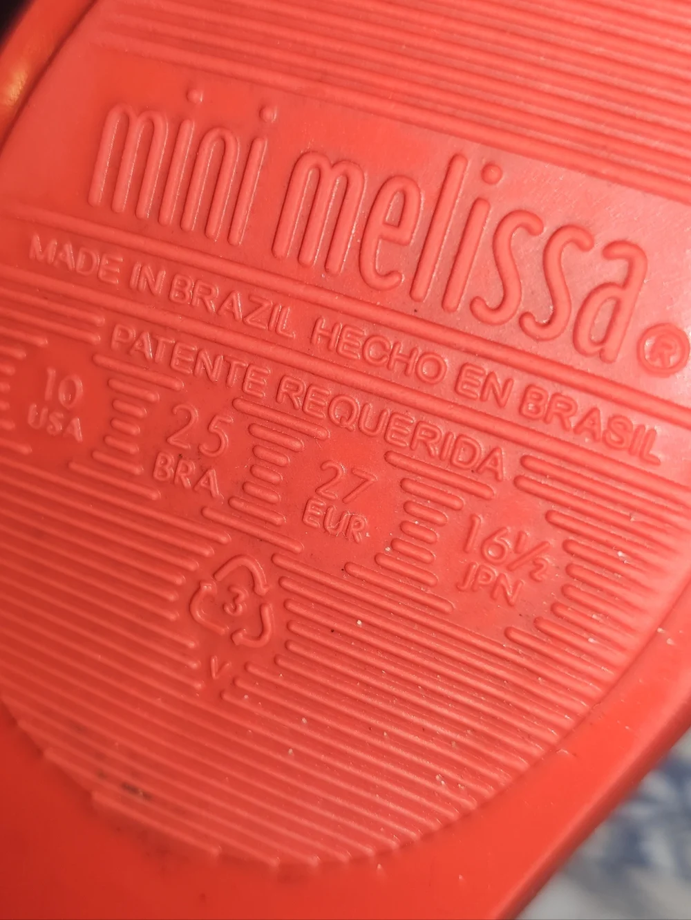 Mini Melissa Red Minnie & Mickey Mary Jane Jelly Shoes with Bow